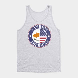 Proud Cypriot-American Badge - Cyprus Flag Tank Top